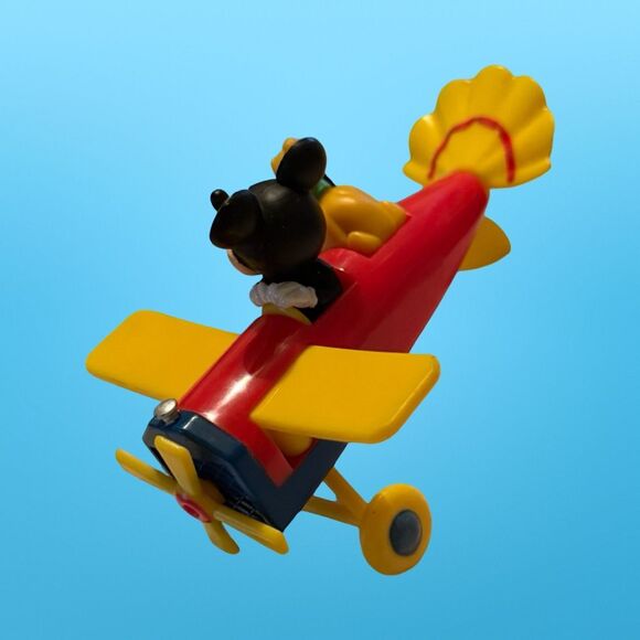 Mickey Mouse Pluto Plastic Airplane Cake Topper 3” B14 - Picture 7 of 9